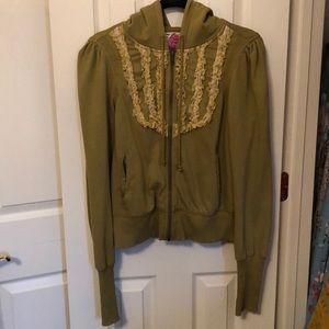 Free people cropped hoodie